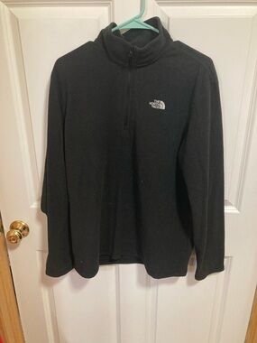 The North Face Black Half-Zip Fleece Pullover